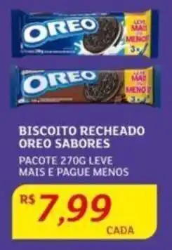 Assaí Atacadista BISCOITO RECHEADO OREO SABORES PACOTE 270G LEVE MAIS E PAGUE MENOS oferta