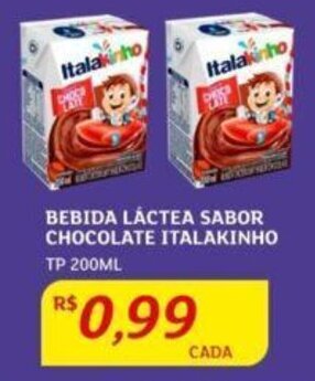 Assaí Atacadista BEBIDA LÁCTEA SABOR CHOCOLATE ITALAKINHO TP 200ML oferta