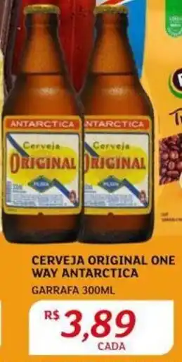Assaí Atacadista CERVEJA ORIGINAL ONE WAY ANTARCTICA GARRAFA 300ML oferta