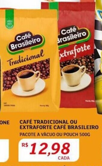 Assaí Atacadista CAFÉ TRADICIONAL OU EXTRAFORTE CAFÉ BRASILEIRO PACOTE A VÁCUO OU POUCH 500G oferta