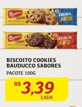 Assaí Atacadista BISCOITO COOKIES BAUDUCCO SABORES PACOTE 100G oferta