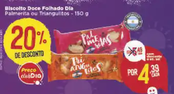 Dia Biscoito Doce Folhata Dia 150g oferta