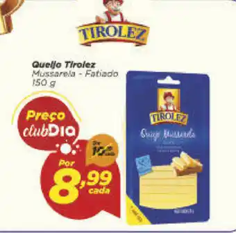 Dia Queijo Tirolez 150g oferta