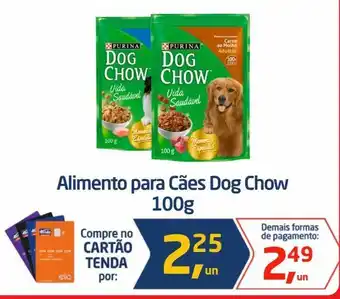 Tenda Atacado Alimento para cães dog chow 100g oferta