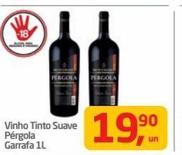 Tenda Atacado Vinho tinto suave pérgola garrafa 1l oferta