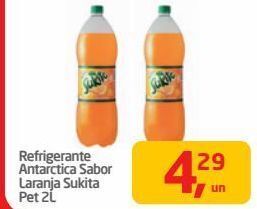 Tenda Atacado Refrigerante antarctica sabor laranja sukita pet 2l oferta