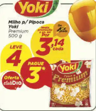 Dia Milho p/ Pipoca Yoki Premium 500g oferta