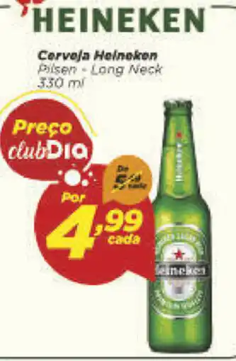 Dia Cerveja Heineken 330ml oferta
