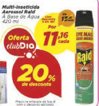 Dia Multi Inseticida Aerosol Raid 420ml oferta