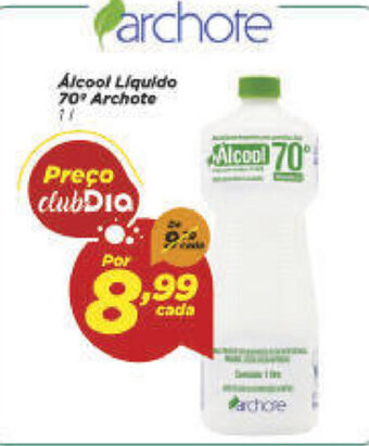 Alcool Liquido 70 Archote 1L