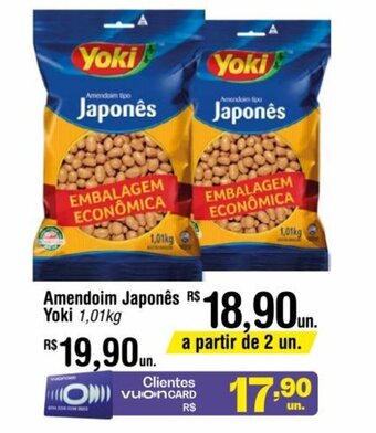 Fort Atacadista Amendoim Japonês Yoki 1,01kg oferta
