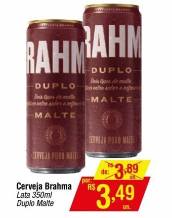 Fort Atacadista Cerveja Brahma Lata 350ml oferta
