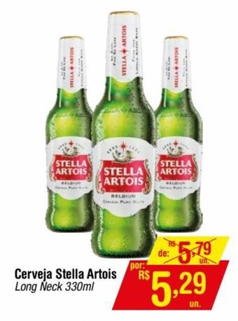 Fort Atacadista Cerveja Stella Artois Long Neck 330ml oferta