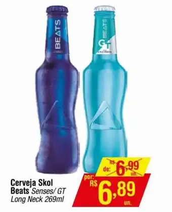 Fort Atacadista Cerveja Skol Beats Senses/GT Long Neck 269ml oferta