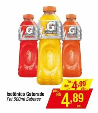 Fort Atacadista Isotônico Gatorade Pet 500ml Sabores oferta
