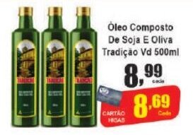 Higa's Supermercado Oleo Composto De Soja E Oliva Tradição Vd 500ml oferta