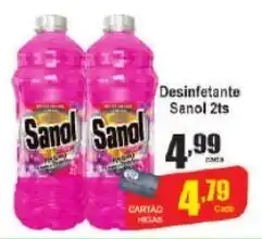 Higa's Supermercado Desinfetante Sanol 2ts oferta
