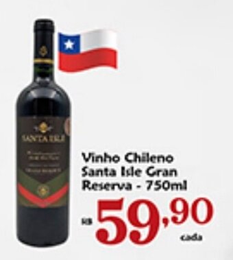 Shibata Supermercados Vinho Chileno Santa Isle Gran Reserva - 750ml oferta