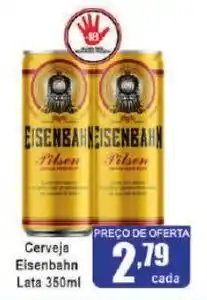 Higa's Supermercado Cerveja Eisenbahn Lata 350ml oferta