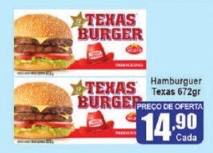 Higa's Supermercado Hamburguer Texas 672gr oferta