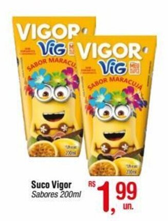 Fort Atacadista Suco Vigor Sabores 200ml oferta