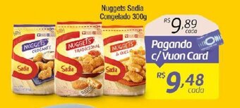 Fort Atacadista Nuggets Sadia Congelado 300g oferta
