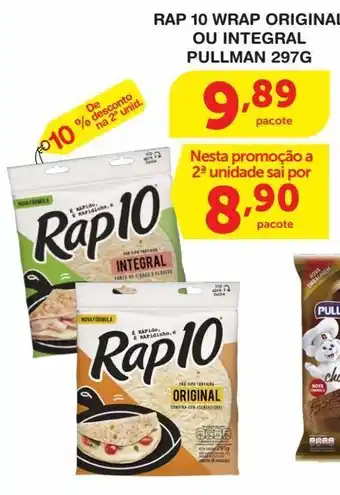Roldão Rap 10 wrap original ou integral pullman 197g oferta