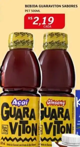 Assaí Atacadista BEBIDA GUARAVITON SABORES PET 500ML oferta