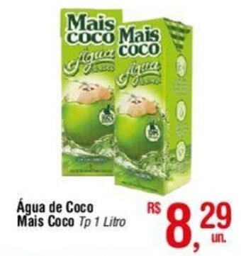 Fort Atacadista Água de Coco Mais Coco Tp 1 Litro oferta