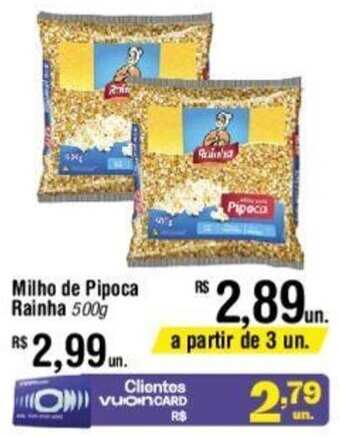 Milho de Pipoca Rainha 500g