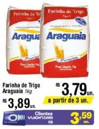 Fort Atacadista Farinha de Trigo Araguaia 1kg oferta