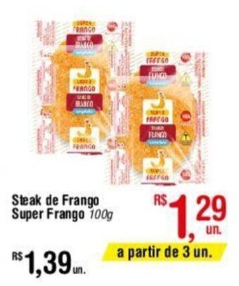 Steak de Frango Super Frango 100g