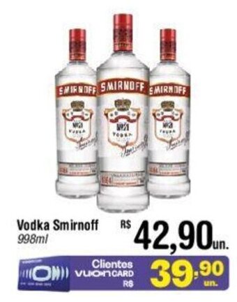 Fort Atacadista Vodka Smirnoff 998ml oferta