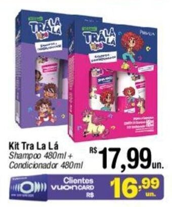 Fort Atacadista Kit Tra La Lá Shampoo 480ml+ Condicionador 480ml oferta