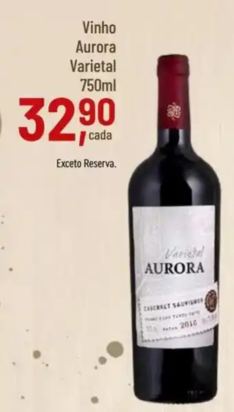 Supper Rissul Vinho Aurora Varietal 750ml oferta