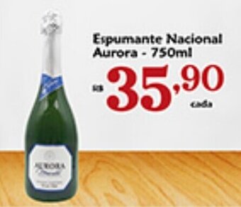 Shibata Supermercados Espumante Nacional Aurora - 750ml oferta