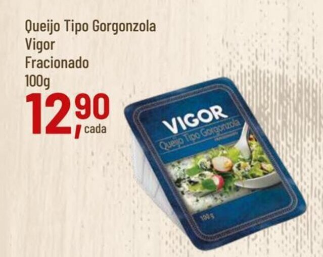 Queijo Gorgonzola Fracionado Vigor 100g