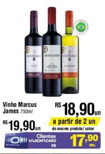 Vinho Marcus James 750ml