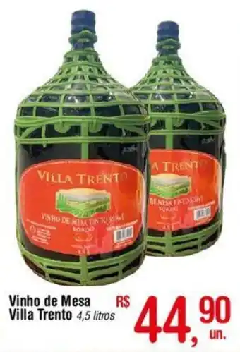 Fort Atacadista Vinho de Mesa Trento 4,5 litros oferta