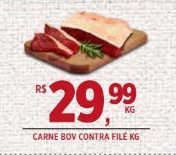 DB Supermercados Carne bov contra filé kg oferta