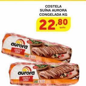 Roldão Costela suína aurora congelada kg oferta
