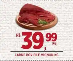 DB Supermercados Carne bov filé mignon kg oferta