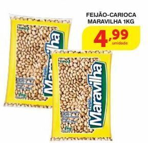 Feijão-carioca maravilha 1kg
