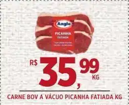 DB Supermercados Carne bov a vácuo picanha fatiada kg oferta