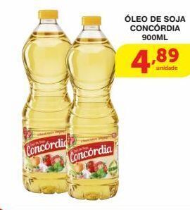Roldão Óleo de soja concórdia 900ml oferta