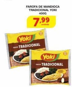 Roldão Farofa de mandioca tradicional yoki 400g oferta