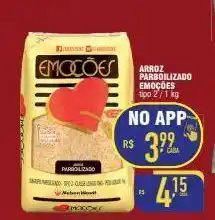 Mercantil Rodrigues Arroz parboilizado emoções tipo 2 / 1 kg oferta
