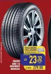 Mercantil Rodrigues Pneus aro 14 grandes marcas oferta