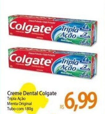 Atacadão Creme Dental Colgate Tripla Ação Menta Original Tubo com 180g oferta