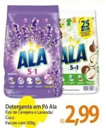 Atacadão Detergente em Pó Ala Flor de Cerejeira e Lavanda/ Coco Pacote com 500g oferta